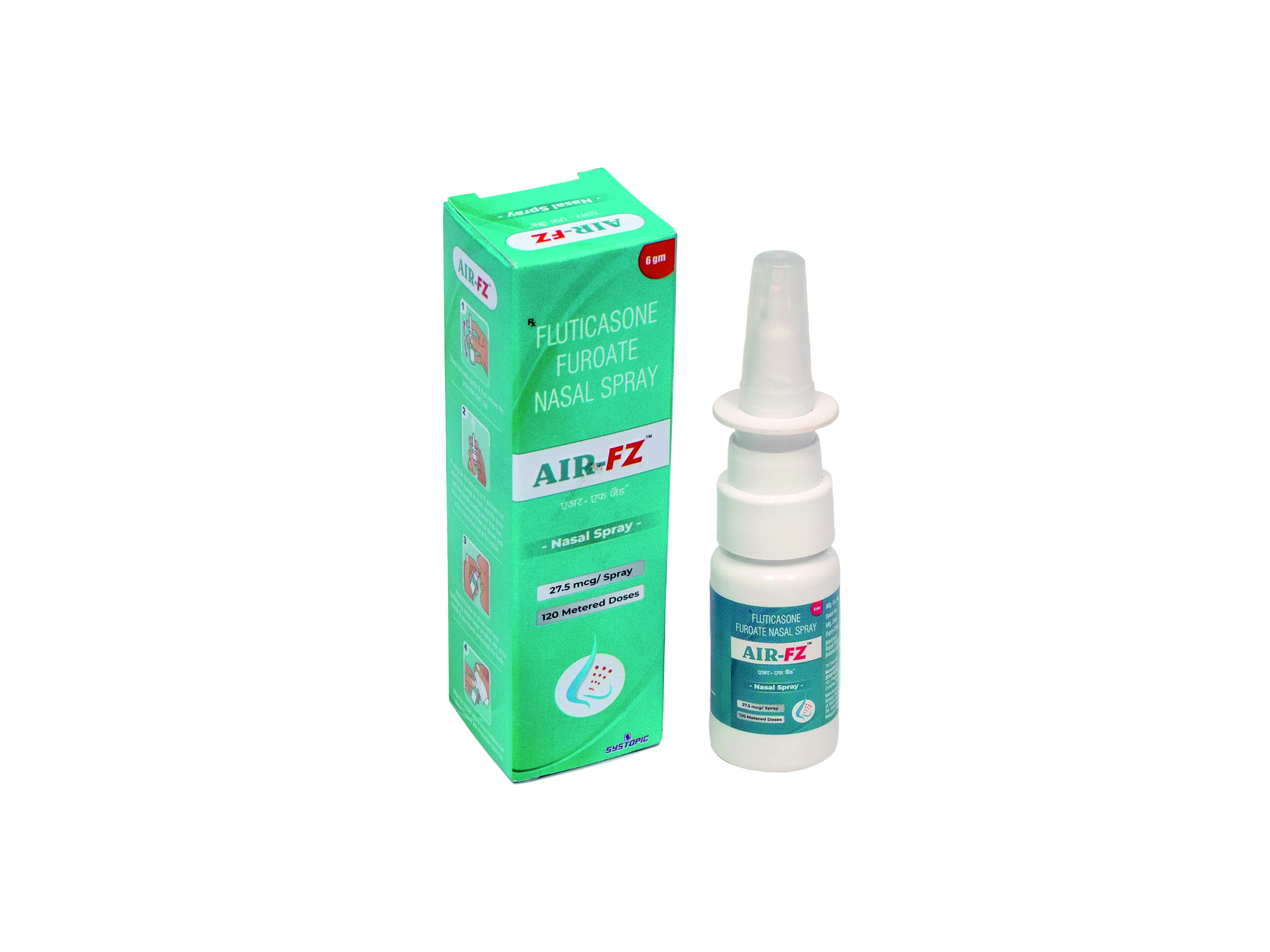 Equate - Brandclub - Equate Children's Allergy Relief Fluticasone  Propionate Nasal Spray, 50 Mcg, Ages 4 Years \u0026 Older, 0.34 fl oz, image size:4192x3144